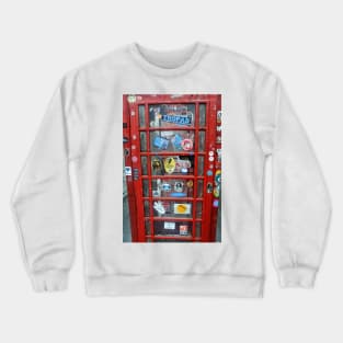 Red Telephone Box - Royal Mile, Edinburgh Crewneck Sweatshirt